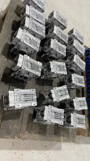 Worm Speed Reduction Power Transmission Gearbox with Wearable Stannum Bronze 