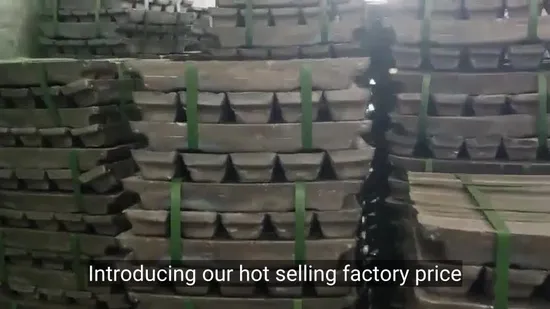 Hot Selling Factory Price Product, Recycled Lead Ingot 99.97% Purity Industrial Alloys & ISO