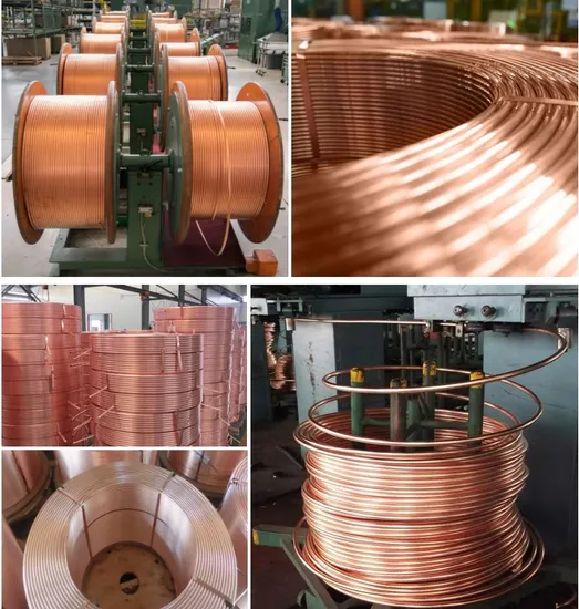 PE/Rubber Insulated Copper Line Set Air Conditioner Copper Pipe 