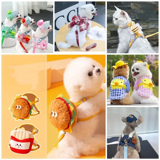 Factory Wholesale OEM Pet Products for Dog Cat Accessories Harmess Leash Lead Supplies Factory 