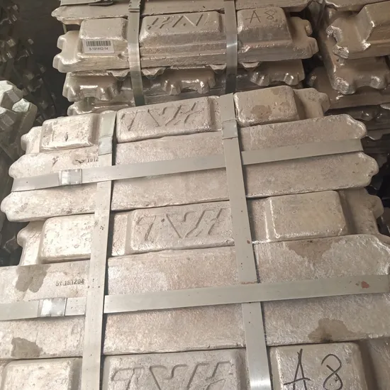 Silver White Zinc Ingot 99.99% 