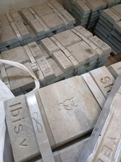 Silver White Zinc Ingot 99.99% 